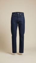 Selvedge High-Rise Straight Jeans